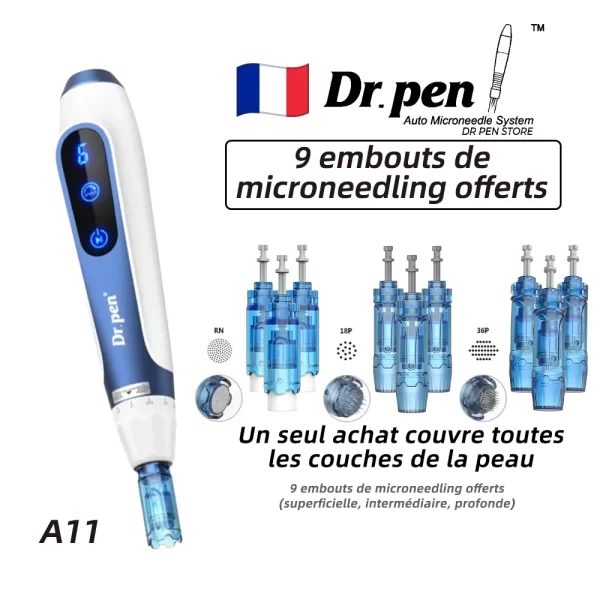Dr-Pen-A11-Stylo-Microneedling-Sans-Fil-Pour-Le-Visage