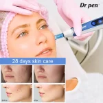 Dr pen A11 Microneedling Pen effet - avant et après 28 jours
