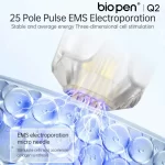 Bio Pen Q2 3 in 1 Stylo de Microneedling EMS Therapy