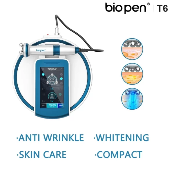 Bio Pen T6 Radio Fréquence 3 modes de massage rotatifs