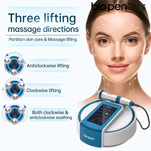 Bio Pen T6 Radio Fréquence Beauty Device trois directions de massage de levage