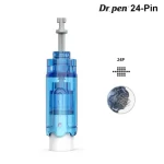 24 Broches Cartouches de Remplacement ᐅ Dr. Pen A11, M8S (10pièces) couleur bleue