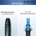 stylo de micro-aiguilletage Dr. Pen A20, homologué par la FDA